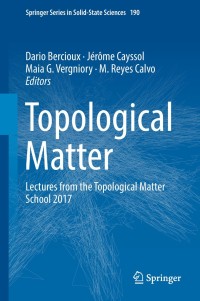 Cover image: Topological Matter 9783319763873