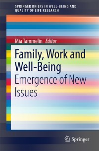 Cover image: Family, Work and Well-Being 9783319764627
