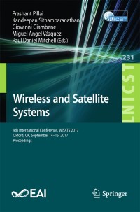 Cover image: Wireless and Satellite Systems 9783319765709
