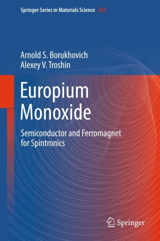Imagen de portada: Europium Monoxide 9783319767406