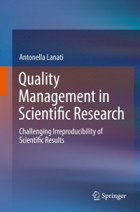 Titelbild: Quality Management in Scientific Research 9783319767499