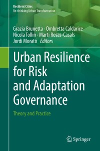 صورة الغلاف: Urban Resilience for Risk and Adaptation Governance 9783319769431