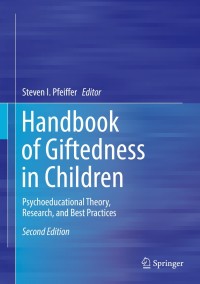 Cover image: Handbook of Giftedness in Children 2nd edition 9783319770031