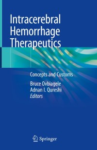 Cover image: Intracerebral Hemorrhage Therapeutics 9783319770628