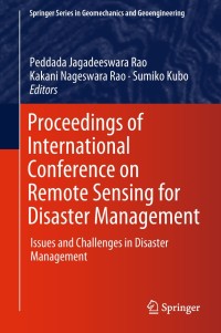 Cover image: Proceedings of International Conference on Remote Sensing for Disaster Management 9783319772752