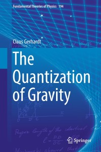 Cover image: The Quantization of Gravity 9783319773704