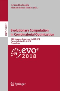 Imagen de portada: Evolutionary Computation in Combinatorial Optimization 9783319774480