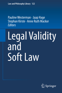 Cover image: Legal Validity and Soft Law 9783319775210