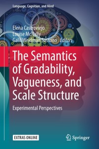 Cover image: The Semantics of Gradability, Vagueness, and Scale Structure 9783319777900
