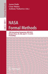 Titelbild: NASA Formal Methods 9783319779348