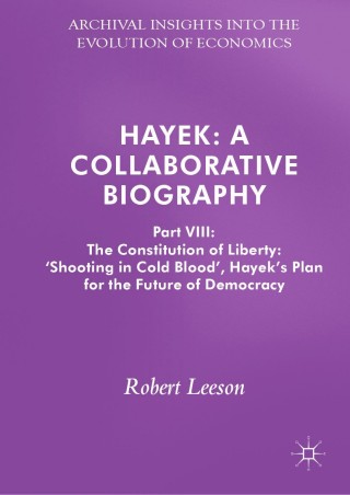 Imagen de portada: Hayek: A Collaborative Biography 9783319780689