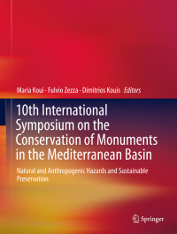 Imagen de portada: 10th International Symposium on the Conservation of Monuments in the Mediterranean Basin 9783319780924