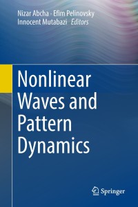 Imagen de portada: Nonlinear Waves and Pattern Dynamics 9783319781921