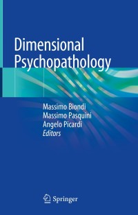 Titelbild: Dimensional Psychopathology 9783319782010