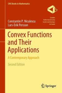 Titelbild: Convex Functions and Their Applications 2nd edition 9783319783369