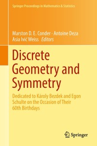 Imagen de portada: Discrete Geometry and Symmetry 9783319784335