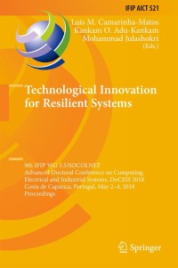 Cover image: Technological Innovation for Resilient Systems 9783319785738