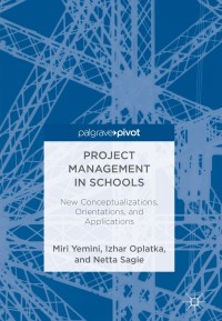 Imagen de portada: Project Management in Schools 9783319786070