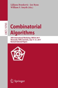 Omslagafbeelding: Combinatorial Algorithms 9783319788241