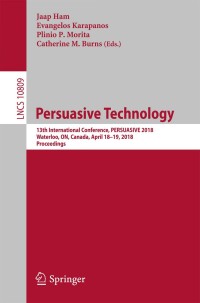 Cover image: Persuasive Technology 9783319789774