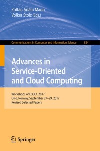صورة الغلاف: Advances in Service-Oriented and Cloud Computing 9783319790893