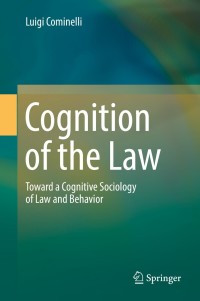 Imagen de portada: Cognition of the Law 9783319893471