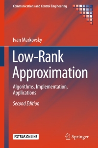 Cover image: Low-Rank Approximation 2nd edition 9783319896199