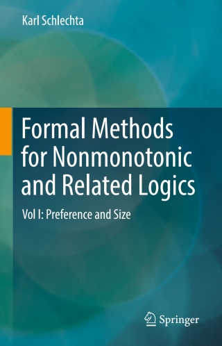 Cover image: Formal Methods for Nonmonotonic and Related Logics 9783319896526