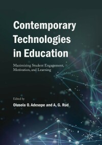 Cover image: Contemporary Technologies in Education 9783319896793