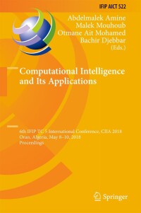 Imagen de portada: Computational Intelligence and Its Applications 9783319897424