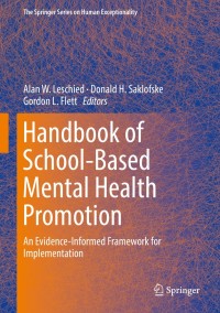 Cover image: Handbook of School-Based Mental Health Promotion 9783319898414