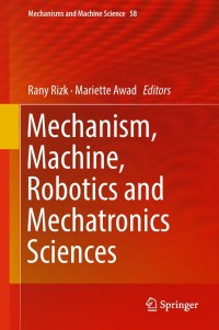 Titelbild: Mechanism, Machine, Robotics and Mechatronics Sciences 9783319899107