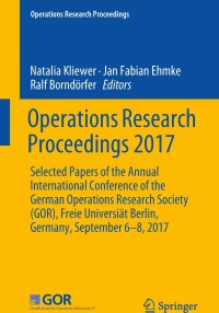 Cover image: Operations Research Proceedings 2017 9783319899190