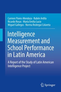 Cover image: Intelligence Measurement and School Performance in Latin America 9783319899749