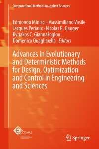 Omslagafbeelding: Advances in Evolutionary and Deterministic Methods for Design, Optimization and Control in Engineering and Sciences 9783319899862