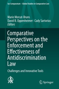 Cover image: Comparative Perspectives on the Enforcement and Effectiveness of Antidiscrimination Law 9783319900674