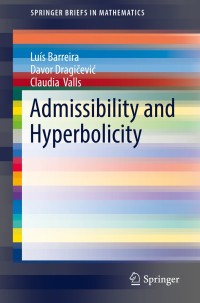 Titelbild: Admissibility and Hyperbolicity 9783319901091