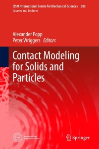 Cover image: Contact Modeling for Solids and Particles 9783319901541