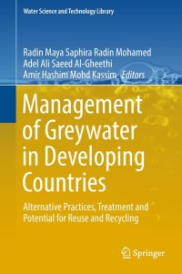 Imagen de portada: Management of Greywater in Developing Countries 9783319902685
