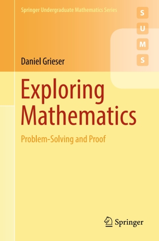 Imagen de portada: Exploring Mathematics 9783319903194