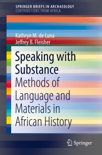 Cover image: Speaking with Substance 9783319910345