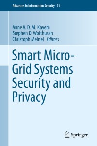 Imagen de portada: Smart Micro-Grid Systems Security and Privacy 9783319914268