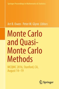 Titelbild: Monte Carlo and Quasi-Monte Carlo Methods 9783319914350