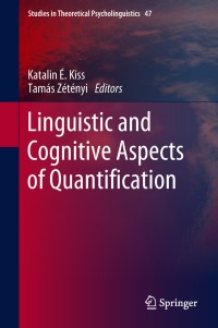 Omslagafbeelding: Linguistic and Cognitive Aspects of Quantification 9783319915654