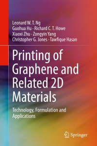 Cover image: Printing of Graphene and Related 2D Materials 9783319915715