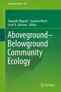 Omslagafbeelding: Aboveground–Belowground Community Ecology 9783319916132