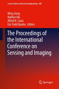 Imagen de portada: The Proceedings of the International Conference on Sensing and Imaging 9783319916583