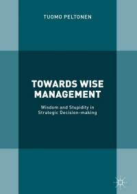 Titelbild: Towards Wise Management 9783319917184