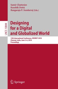 Cover image: Designing for a Digital and Globalized World 9783319917993