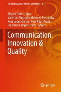 Imagen de portada: Communication: Innovation & Quality 9783319918594